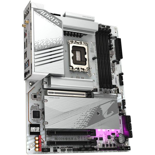 جيجابايت اوروس ايليت ايس LGA 1700 - DDR5 - WiFi-6E - Z790 AX مذربورد اصدار ابيض جيجابايت اوروس ايليت ايس LGA 1700 - DDR5 - WiFi-6E - Z790 AX مذربورد اصدار ابيض