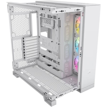 Corsair iCUE LINK 6500X RGB Dual Chamber ATX Case - 3 Fans - White Corsair iCUE LINK 6500X RGB Dual Chamber ATX Case - 3 Fans - White