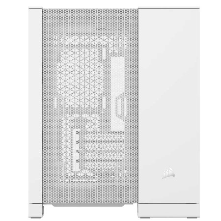 CORSAIR 2500D Airflow Mid-Tower Dual Chamber Gaming  Mini-ITX -  Micro-ATX Case - White