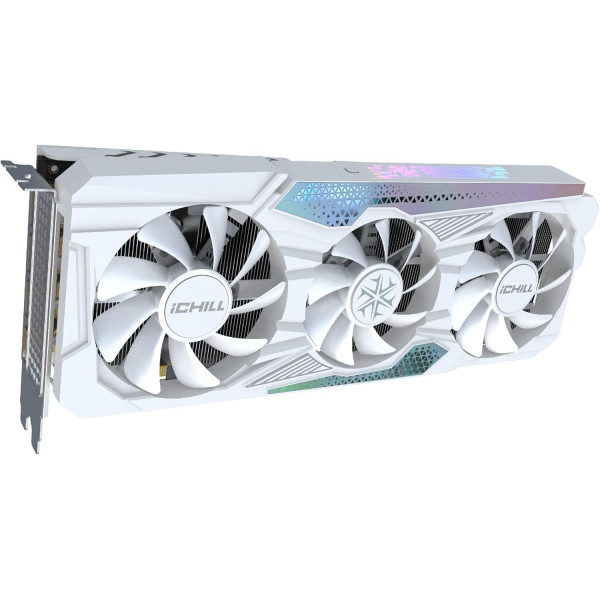 INNO3D iCHILL X3 Nvidia Geforce RTX 4060Ti 8GB OC - RGB ( 3xFAN ) - GDDR6 - White INNO3D iCHILL X3 Nvidia Geforce RTX 4060Ti 8GB OC - RGB ( 3xFAN ) - GDDR6 - White