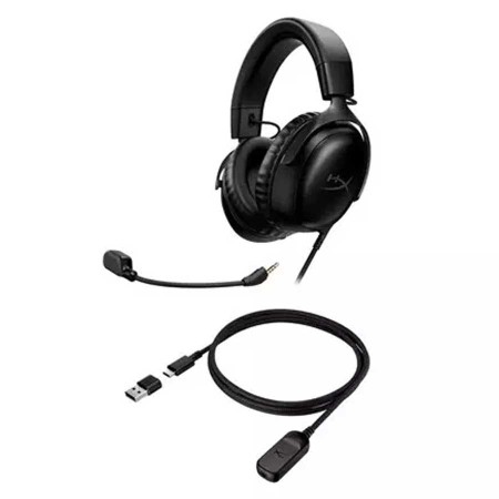 HyperX Cloud III Gaming Headset - Wired - Memory Foam - Noise-Cancelling Mic
