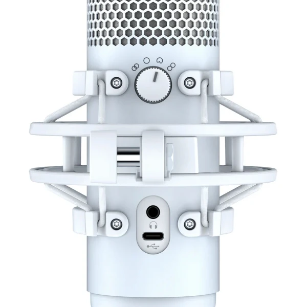 HyperX QuadCast S RGB USB Condenser Microphone - PC - MAC - PS-5/4 - White HyperX QuadCast S RGB USB Condenser Microphone - PC - MAC - PS-5/4 - White