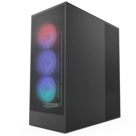 NZXT H7 FLOW ATX Mid Tower Gaming Case With 3 Fans RGB - Black ( Virsion 2024 )