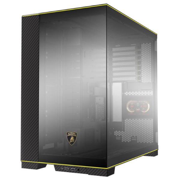 LIAN LI O11D Evo RGB Automobili Lamborghini Edition Mid-Tower ATX CASE with 5 inch Display screen - Black LIAN LI O11D Evo RGB Automobili Lamborghini Edition Mid-Tower ATX CASE with 5 inch Display screen - Black