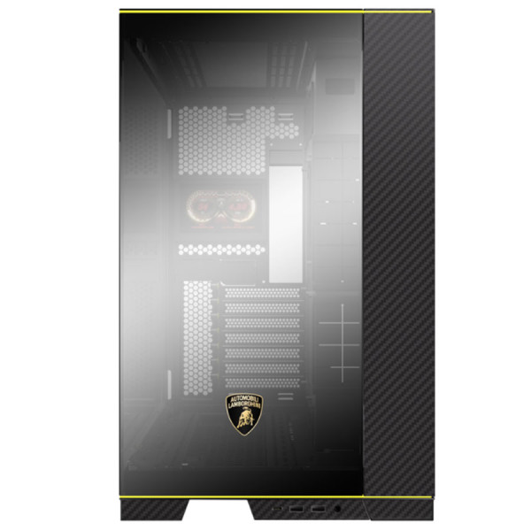 LIAN LI O11D Evo RGB Automobili Lamborghini Edition Mid-Tower ATX CASE with 5 inch Display screen - Black LIAN LI O11D Evo RGB Automobili Lamborghini Edition Mid-Tower ATX CASE with 5 inch Display screen - Black