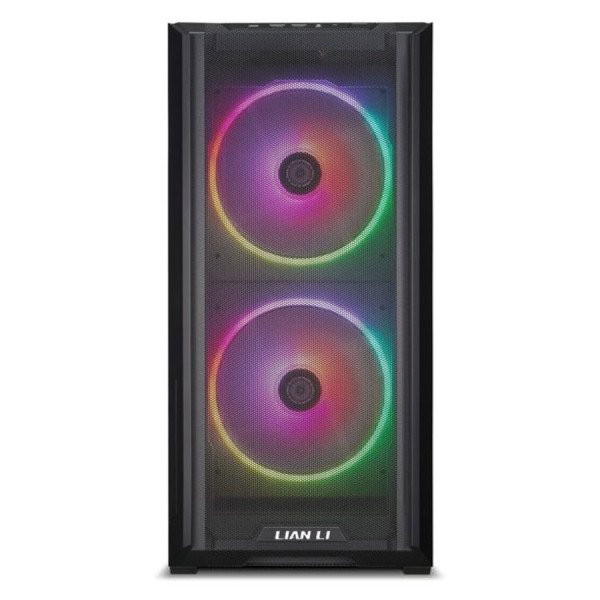 ليان لي لان كوول 216 RGB كيس كمبيوتر بواجهه شبكية مع 2 مروحه 160مم مضيئة - اسود ليان لي لان كوول 216 RGB كيس كمبيوتر بواجهه شبكية مع 2 مروحه 160مم مضيئة - اسود
