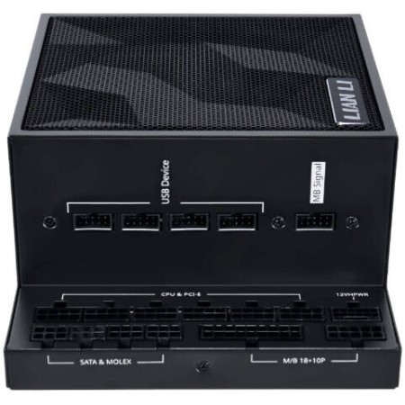 LIAN LI EDGE L-Shape Design Fully Mod : Power Supply 850W 80+ Platinum - ATX 3.1 - Black