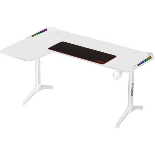 Twisted Minds Warrior L-SHAPED Gaming Desk - Left - White Twisted Minds Warrior L-SHAPED Gaming Desk - Left - White