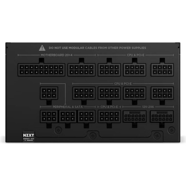 NZXT C1500 PLATINUM 1500W Fully Modular Power Supply 80+ Platinum - ATX3.1 NZXT C1500 PLATINUM 1500W Fully Modular Power Supply 80+ Platinum - ATX3.1
