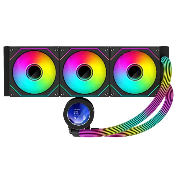 GAMEON Kraken N360 Liquid Cooler 360mm With ARGB Tube - LCD Display - Black