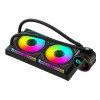 قيم اون كراكن A380 مبرد مائي احترافي 240mm RGB مع شاشة - اسود قيم اون كراكن A380 مبرد مائي احترافي 240mm RGB مع شاشة - اسود