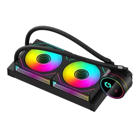 قيم اون كراكن A380 مبرد مائي احترافي 240mm RGB مع شاشة - اسود قيم اون كراكن A380 مبرد مائي احترافي 240mm RGB مع شاشة - اسود