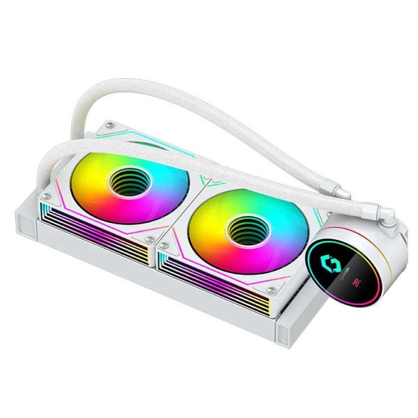 قيم اون كراكن A380 مبرد مائي احترافي 240mm RGB مع شاشة - ابيض قيم اون كراكن A380 مبرد مائي احترافي 240mm RGB مع شاشة - ابيض