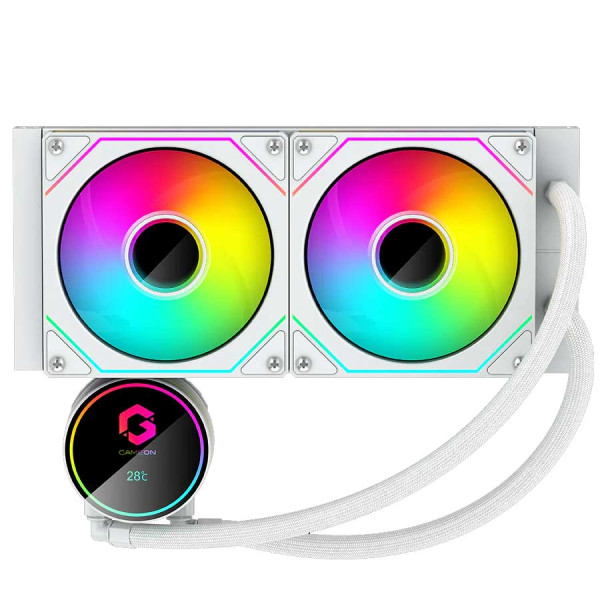 قيم اون كراكن A380 مبرد مائي احترافي 240mm RGB مع شاشة - ابيض قيم اون كراكن A380 مبرد مائي احترافي 240mm RGB مع شاشة - ابيض