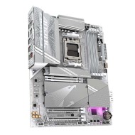 لوحة أم احترافية X870 AORUS Elite ICE WIFI 7, مقاس ATX, تدعم معالجات AMD AM5 , وايفاي 7, بلوتوث 5.4, تدعم منافذ PCIe 5.0 - أبيض