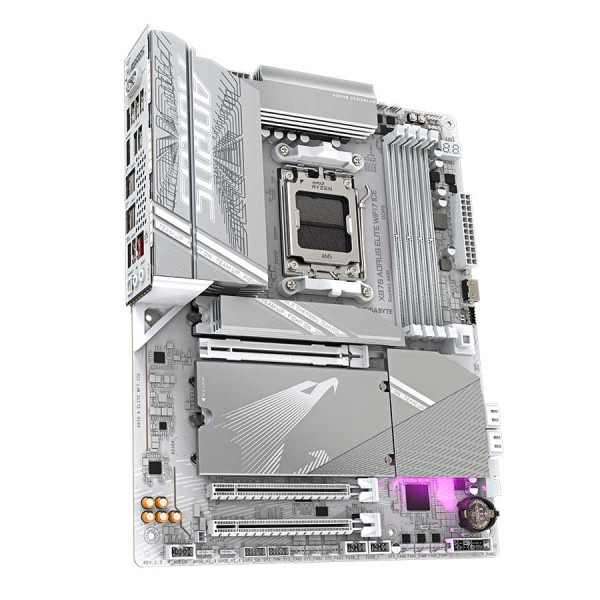 جيجابايت X870 اوروس ايليت وايفاي7 ايس مذربورد اصدار ابيض DDR5 - AM5 جيجابايت X870 اوروس ايليت وايفاي7 ايس مذربورد اصدار ابيض DDR5 - AM5