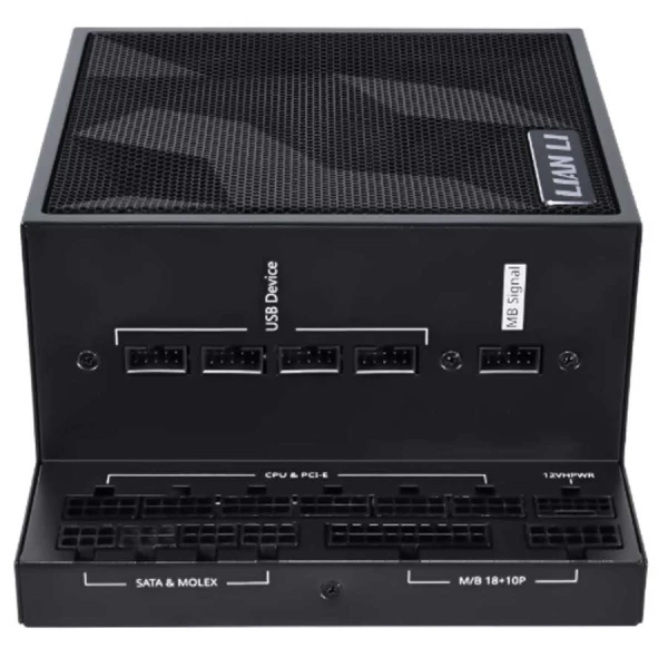 LIAN LI EDGE L-Shape Design Fully Mod : Power Supply 1000W 80+ Platinum - ATX 3.1 - Black LIAN LI EDGE L-Shape Design Fully Mod : Power Supply 1000W 80+ Platinum - ATX 3.1 - Black