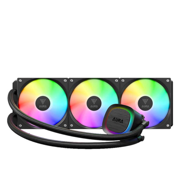 Gamdias Aura GL360 V2 AIO Gaming ARGB Liquid Cooler - Hidden Cable Routing - Black Gamdias Aura GL360 V2 AIO Gaming ARGB Liquid Cooler - Hidden Cable Routing - Black
