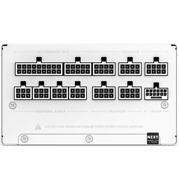 أن زي أكس تي سي 1200 وات جولد ATX 3.1 - باور سبلاي - ابيض أن زي أكس تي سي 1200 وات جولد ATX 3.1 - باور سبلاي - ابيض