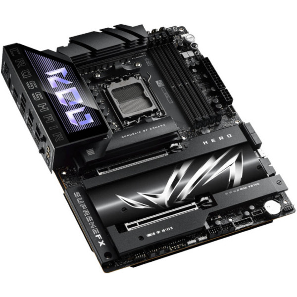 أسوس ار او جي كروسهير X870E هيرو وايفاي AM5 - DDR5 - 7 مذربورد أسوس ار او جي كروسهير X870E هيرو وايفاي AM5 - DDR5 - 7 مذربورد
