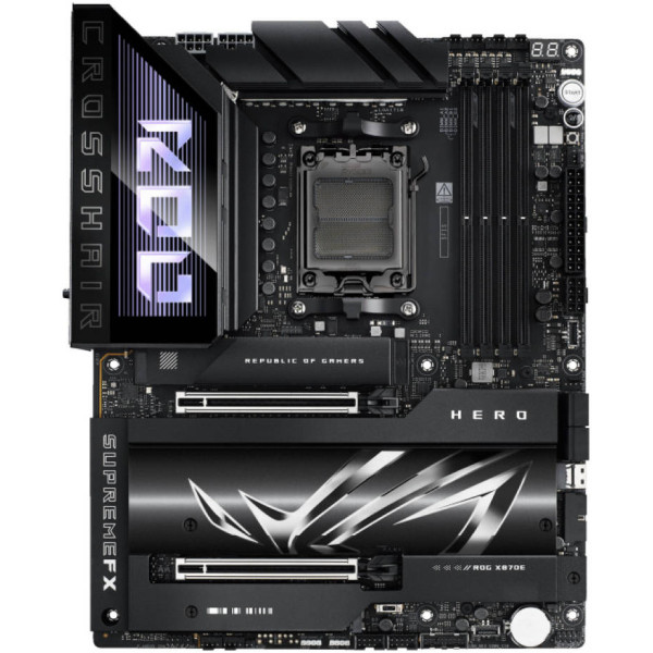 أسوس ار او جي كروسهير X870E هيرو وايفاي AM5 - DDR5 - 7 مذربورد أسوس ار او جي كروسهير X870E هيرو وايفاي AM5 - DDR5 - 7 مذربورد