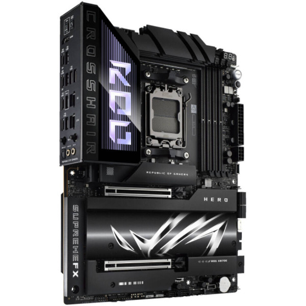 أسوس ار او جي كروسهير X870E هيرو وايفاي AM5 - DDR5 - 7 مذربورد أسوس ار او جي كروسهير X870E هيرو وايفاي AM5 - DDR5 - 7 مذربورد