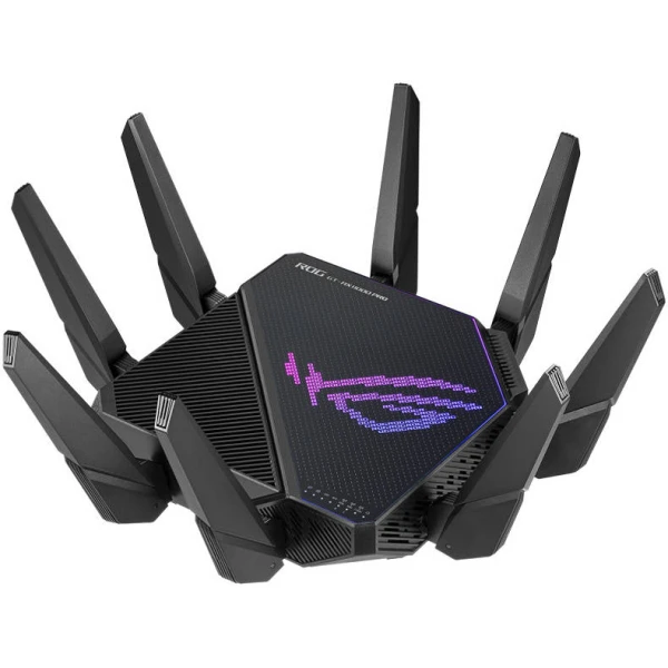 اسوس ار او جي راوتر الألعاب ثلاثي الموجات WiFi 6، منفذ 2.5 جيجا، منفذ 10 جيجا، وحدة المعالجة رباعية النواة بسرعة 2.0 جيجا هرتز اسوس ار او جي راوتر الألعاب ثلاثي الموجات WiFi 6، منفذ 2.5 جيجا، منفذ 10 جيجا، وحدة المعالجة رباعية النواة بسرعة 2.0 جيجا هرتز