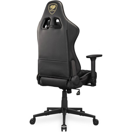 COUGAR ARMOR ONE V2 F gaming chair, 2D armrests, Ergonomic design, Class-4 gas, up to 150 kg - Black / Gold COUGAR ARMOR ONE V2 F gaming chair, 2D armrests, Ergonomic design, Class-4 gas, up to 150 kg - Black / Gold