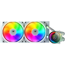 COUGAR Poseidon Elite ARGB 240mm Liquid Cooler - White COUGAR Poseidon Elite ARGB 240mm Liquid Cooler - White