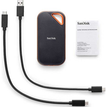 SanDisk Extreme 8TB Portable NVMe SSD USB 3.2 Gen 2 - Up to 1050MB/s Read