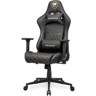 كوغر ارمور وان في2 كرسي للالعاب  - اسود / ذهبي 