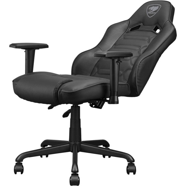 Cougar Fusion S Multi-Purpose Leather Gaming Chair - Black Cougar Fusion S Multi-Purpose Leather Gaming Chair - Black