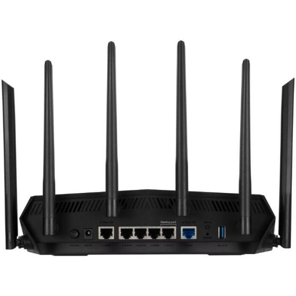 اسوس تي يو اف جيمينج AX6000 راوتر ألعاب ثنائي النطاق WiFi 6 اسوس تي يو اف جيمينج AX6000 راوتر ألعاب ثنائي النطاق WiFi 6