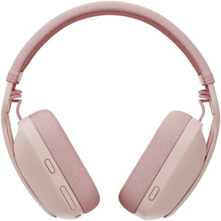 Wireless Headset Logitech Zone Vibe 100 ,Flip-to-mute microphone ,Long battery life: up to 20 hours ,Comfortable design -Rose Wireless Headset Logitech Zone Vibe 100 ,Flip-to-mute microphone ,Long battery life: up to 20 hours ,Comfortable design -Rose