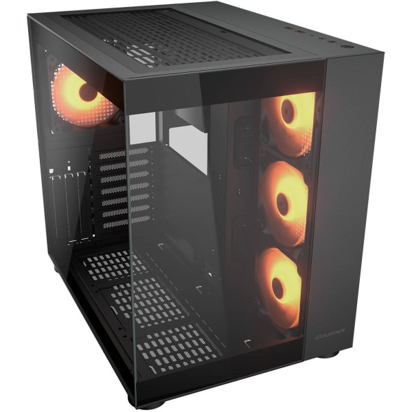 كوغار FV150 كيس كمبيوتر للالعاب مع 4 مراوج RGB - اسود كوغار FV150 كيس كمبيوتر للالعاب مع 4 مراوج RGB - اسود