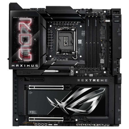 مذربورد أسوس ROG MAXIMUS Z890 EXTREME - تدعم PCIe 5.0 و WiFi 7 و Thunderbolt 5 - سوكيت LGA1851 - رام DDR5 مذربورد أسوس ROG MAXIMUS Z890 EXTREME - تدعم PCIe 5.0 و WiFi 7 و Thunderbolt 5 - سوكيت LGA1851 - رام DDR5