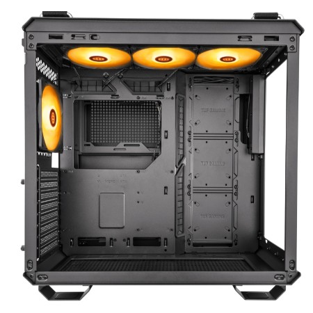 اسوس توف GT502 بلس كيس للكمبيوتر بحامل يد مع 4 مراوح مضيئة  - اسود