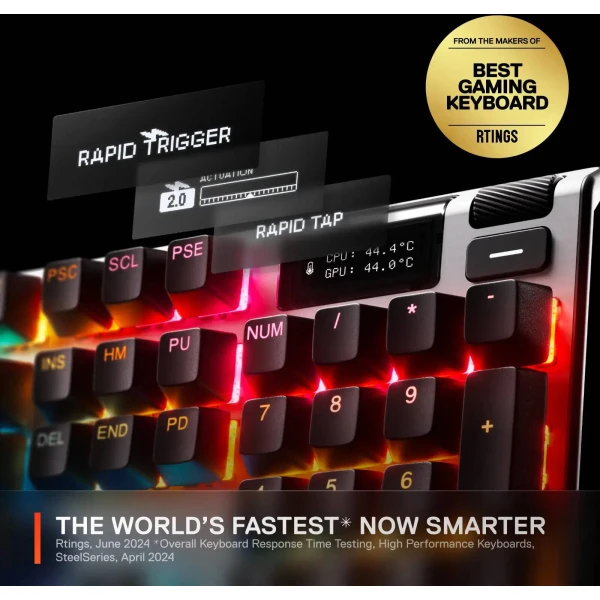 Steelseries APEX PRO Gen 3 RGB Gaming Keyboard Wired (OmniPoint 3.0 Switches) Steelseries APEX PRO Gen 3 RGB Gaming Keyboard Wired (OmniPoint 3.0 Switches)