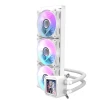 دارك فلاش DV360S مبرد مائي للكمبيوتر 360 ملم مع شاشة LCD - ابيض دارك فلاش DV360S مبرد مائي للكمبيوتر 360 ملم مع شاشة LCD - ابيض