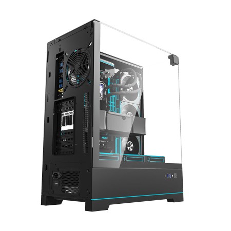 دارك فلاش DY450L PRO كيس كمبيوتر زجاجي للالعاب يدعم USB Type-C امامي - اسود دارك فلاش DY450L PRO كيس كمبيوتر زجاجي للالعاب يدعم USB Type-C امامي - اسود