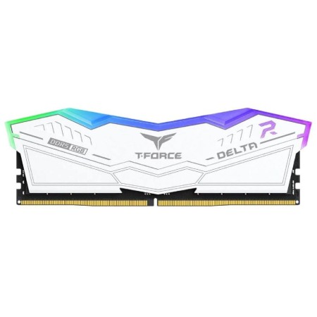 تيم قروب تي فورس دلتا ذاكرة عشوائية 32G DDR5 بسرعة 6200Mhz - ابيض