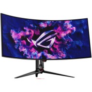شاشة العاب منحنية ASUS ROG SWIFT PG39WCDM, مقاس 39 بوصة, دقة OLED WQHD (3440x1440), معدل تحديث 240 هرتز, زمن استجابة 0.03 م/ثا, منفذ Type-C 90W - أسود 