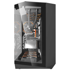 Darkflash Arcee DY470 Temp-Glass ATX Mid Tower Case 4xARGB Fan - Black Darkflash Arcee DY470 Temp-Glass ATX Mid Tower Case 4xARGB Fan - Black