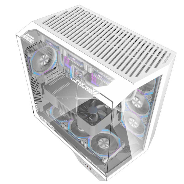 Darkflash Arcee DY470 Temp-Glass ATX Mid Tower Case 4xARGB Fan - White Darkflash Arcee DY470 Temp-Glass ATX Mid Tower Case 4xARGB Fan - White