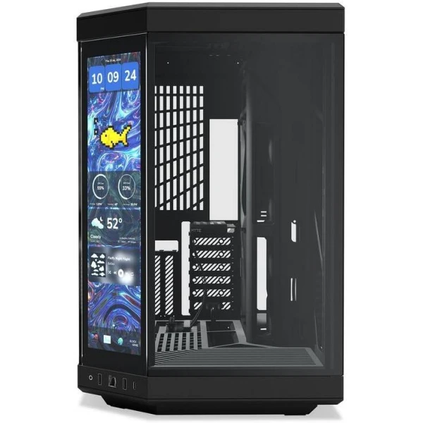 HYTE Y70 Touch Infinite ATX Dual Chamber Mid Tower Case - Black HYTE Y70 Touch Infinite ATX Dual Chamber Mid Tower Case - Black