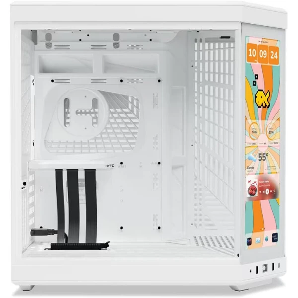 HYTE Y70 Touch Infinite ATX Dual Chamber Mid Tower Case - White