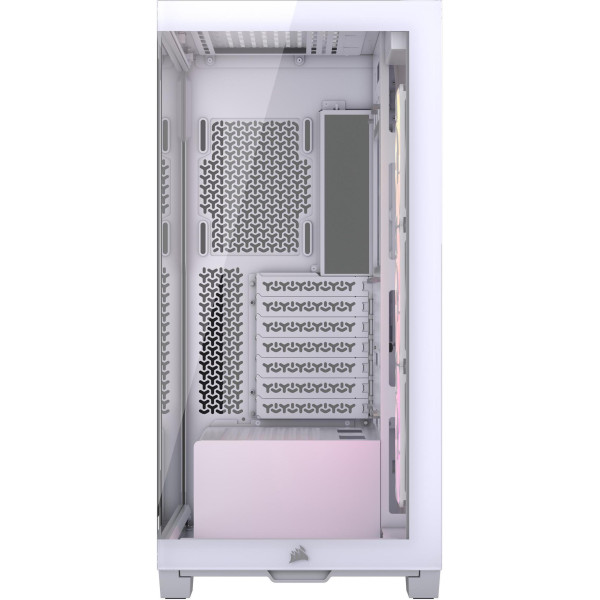 Corsair 3500X Mid-Tower ATX PC Case With 3 fans RGB - White Corsair 3500X Mid-Tower ATX PC Case With 3 fans RGB - White