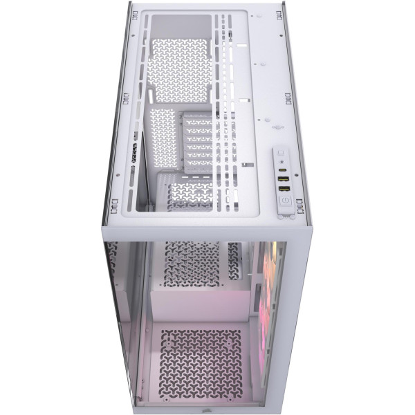Corsair 3500X Mid-Tower ATX PC Case With 3 fans RGB - White Corsair 3500X Mid-Tower ATX PC Case With 3 fans RGB - White
