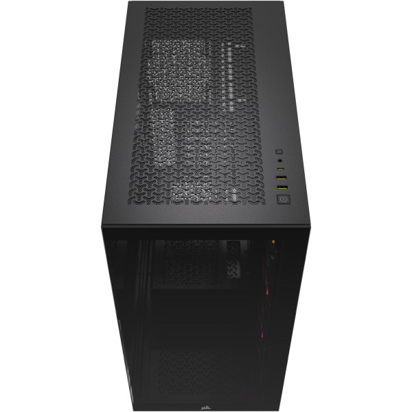 Corsair 3500X Mid-Tower ATX PC Case With 3 fans RGB - Black Corsair 3500X Mid-Tower ATX PC Case With 3 fans RGB - Black