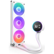 NZXT KRAKEN Elite V2 RGB 360mm Liquid Cooler With LCD Display - White